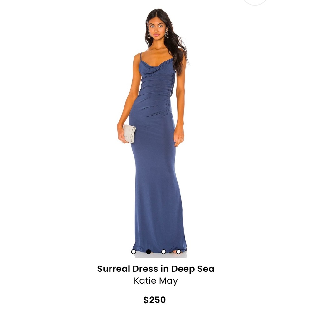 Katie May Surreal Dress in Deep Sea
